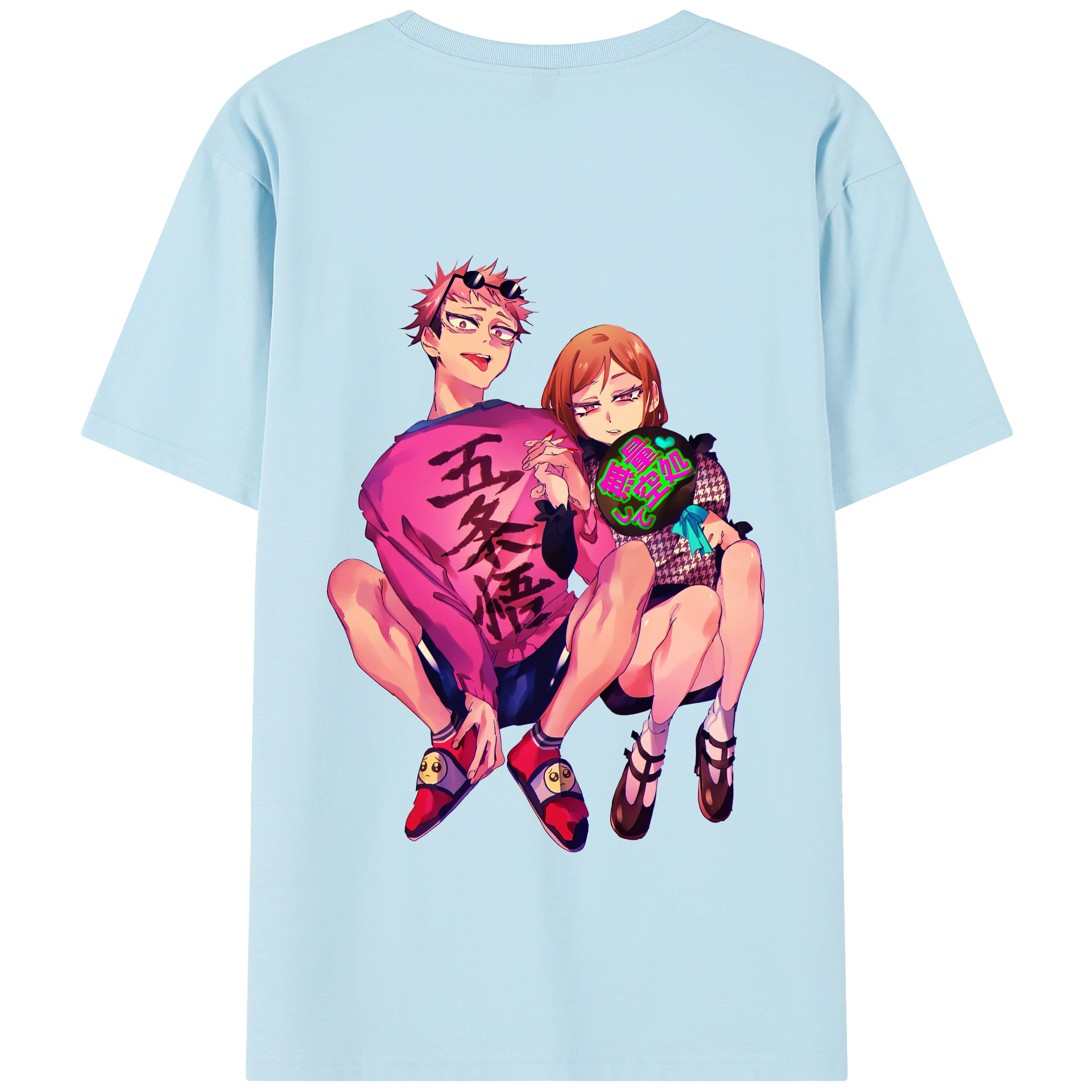 （画像用） 呪術廻戦 Jujutsu Kaisen 綿100％半袖Tシャツ（背面プリント）